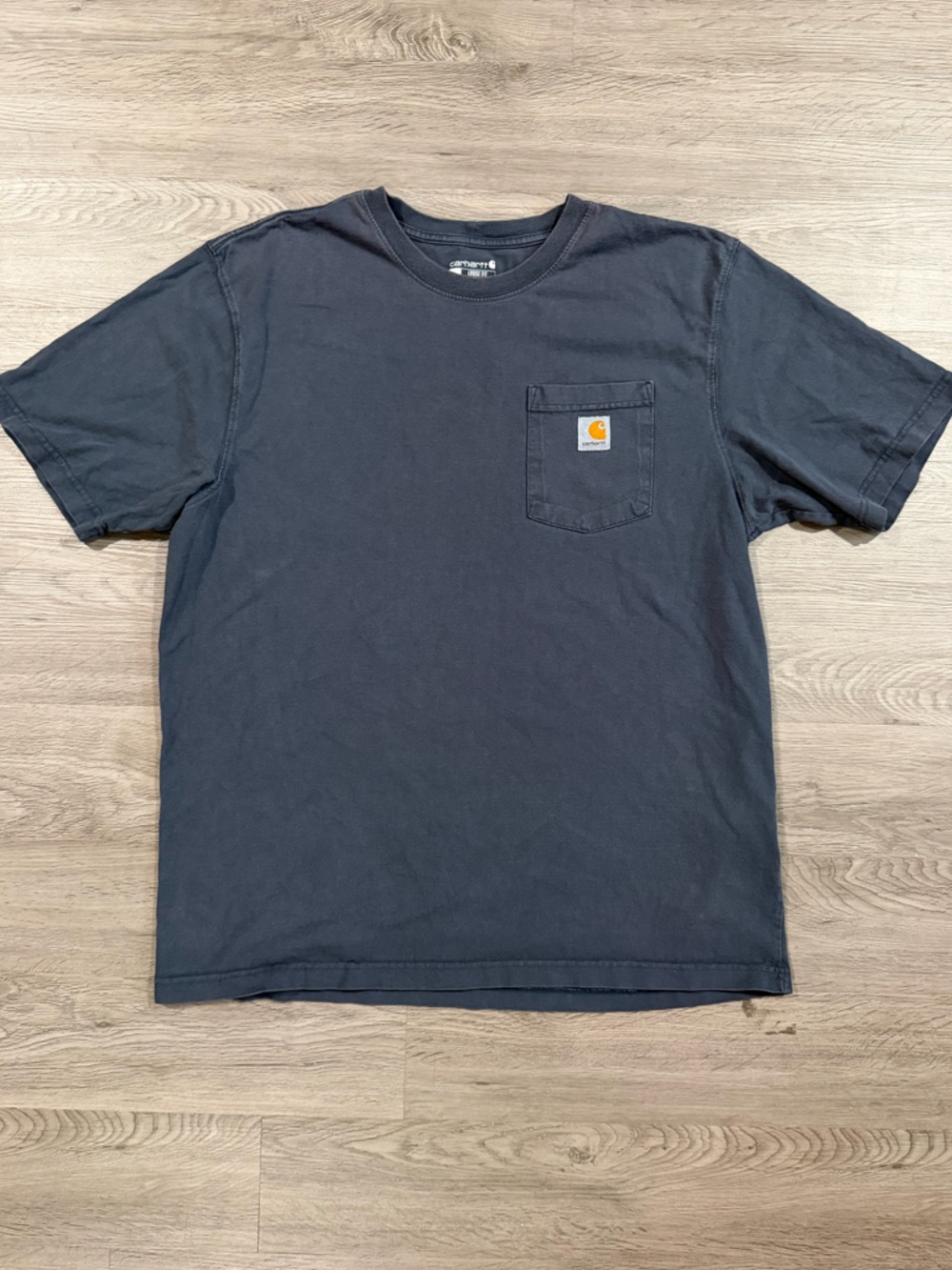 Carhartt Short-Sleeve Pocket Tee - Dark Charcoal
